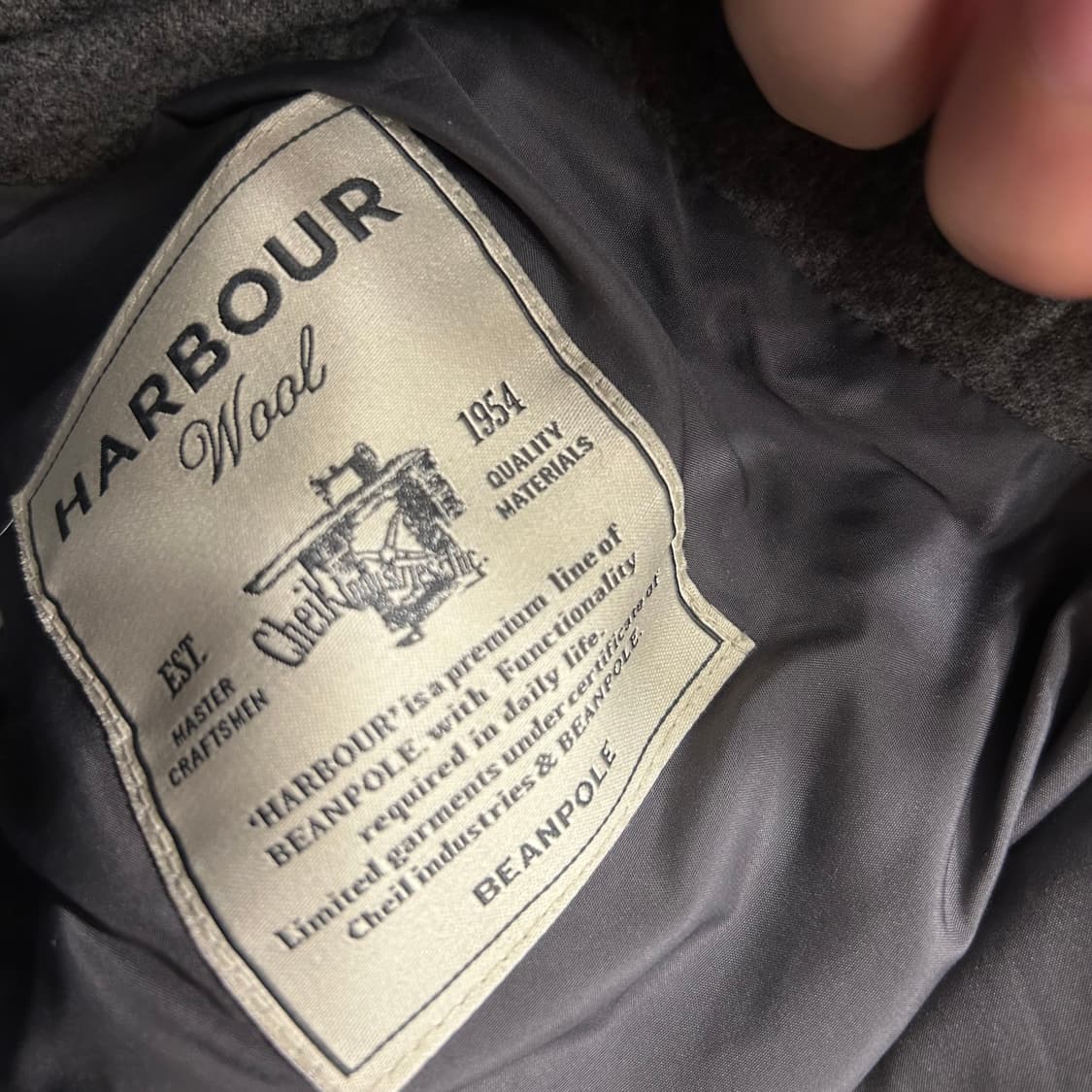 빈폴 하버 더블버튼 프리미엄 울 패딩 상품이미지4