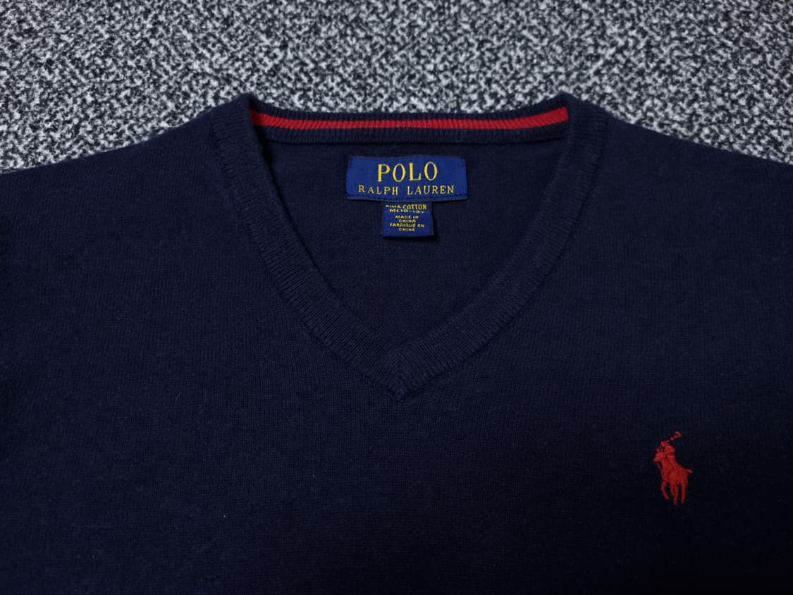 [무료배송][150]폴로 키즈 브이넥 니트 상품이미지5