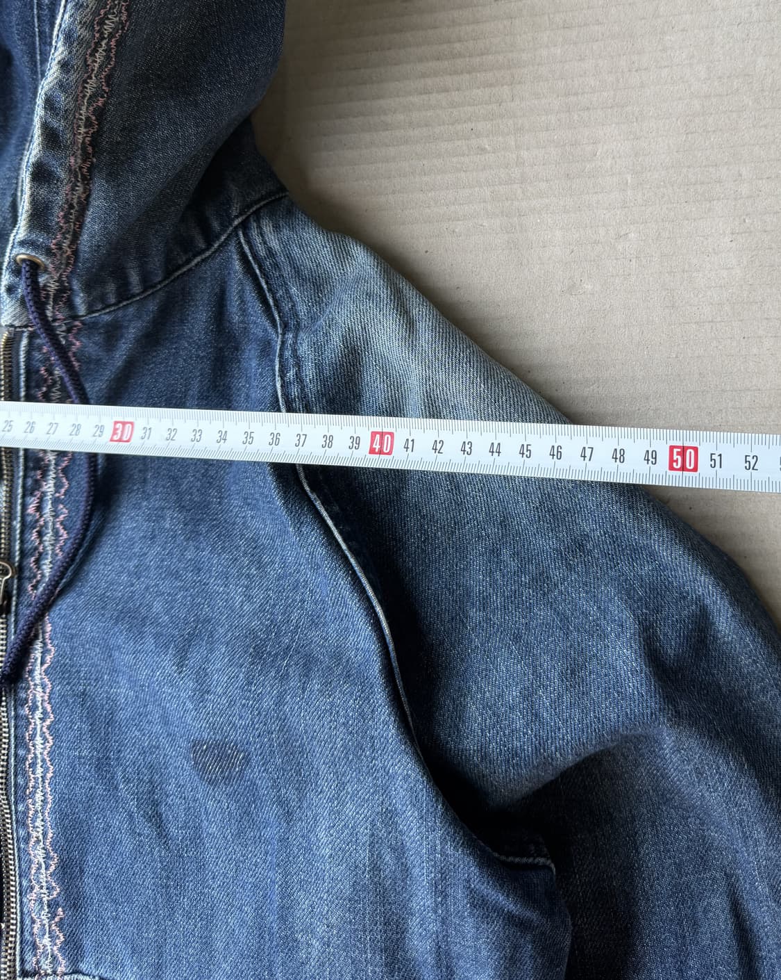 피프티파이브디젤 데님 후드 집업 자켓 상품이미지5