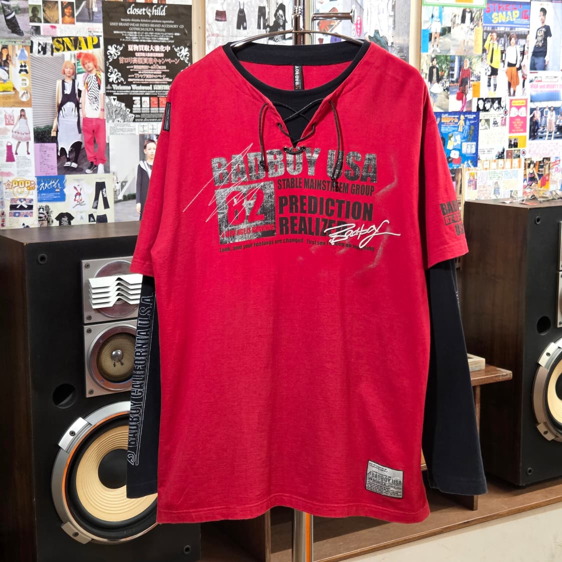 JPN 배드보이 펑크 레이어드 롱슬리브 상품이미지2