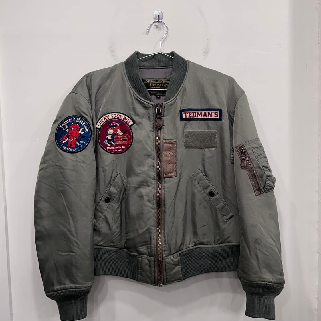테드컴퍼니 빈티지 와펜 ma-1 항공점퍼 상품이미지2
