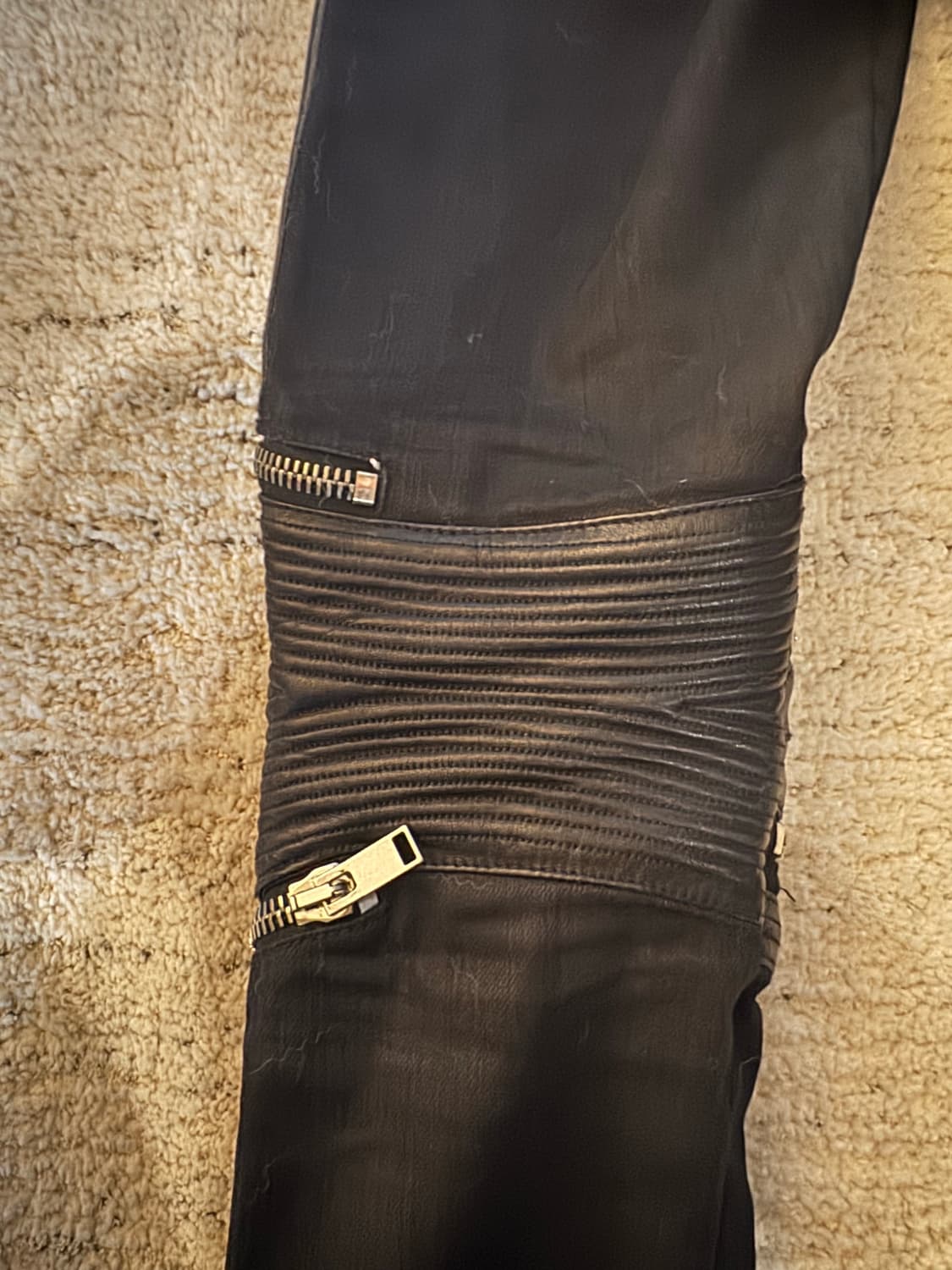 Saint Laurent 레더 패널진 15fw 29 상품이미지4