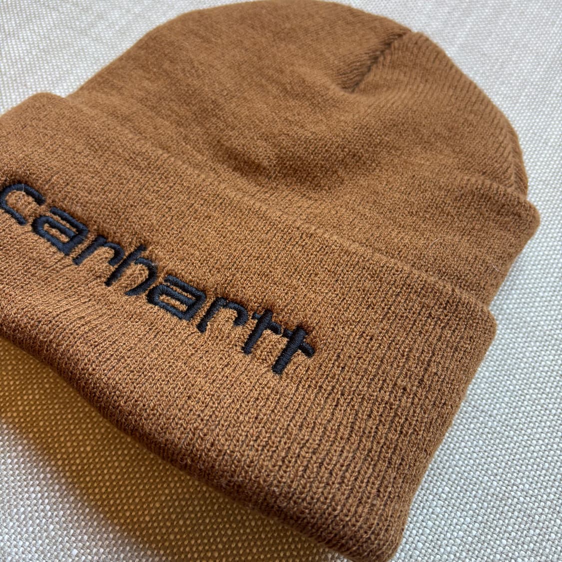 칼하트 아크릴 자수 니트 와치 비니 니트 캡 니트 모자 상품이미지3