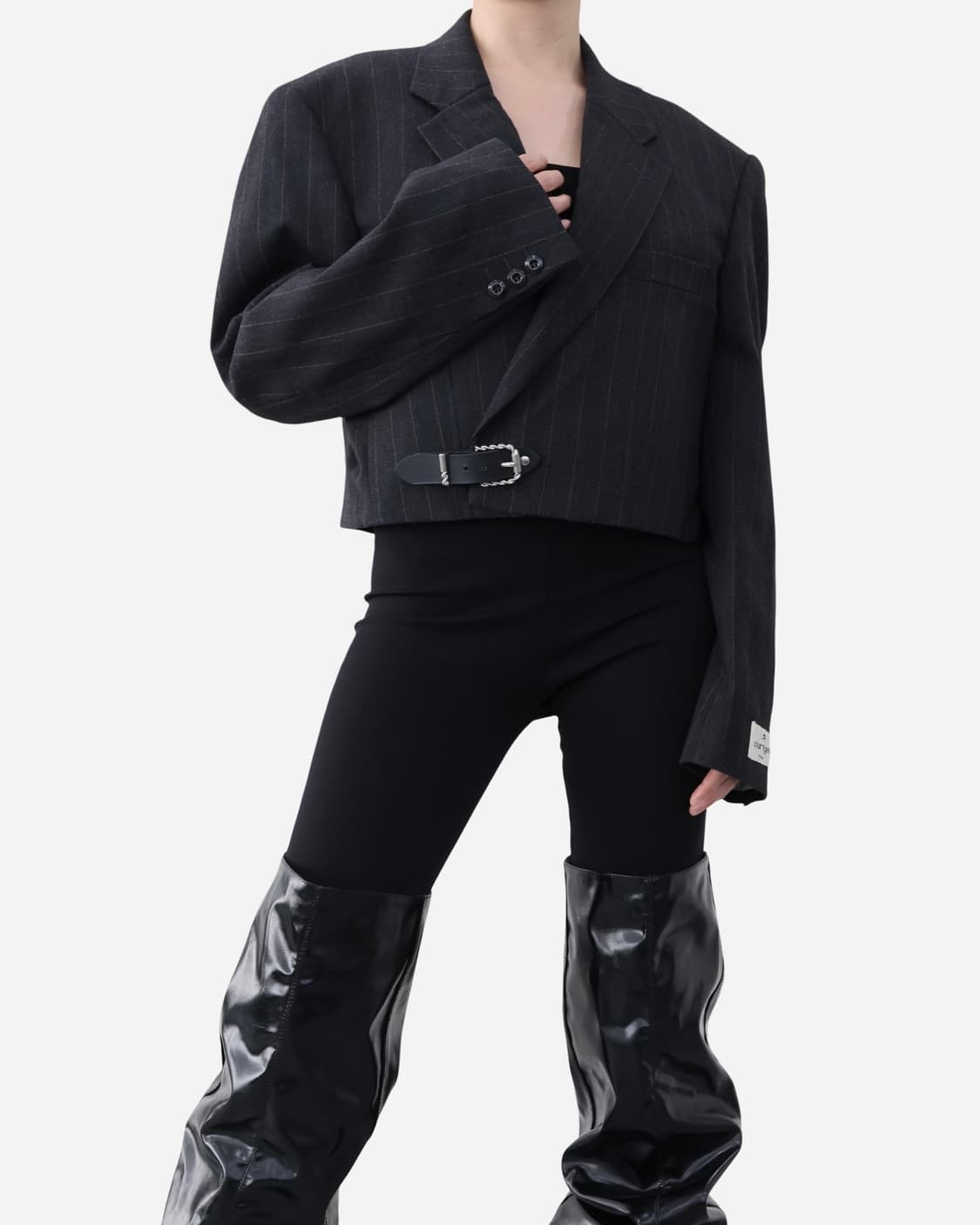 Courrèges Homme Cropped Pinstripe Jacket 상품이미지3