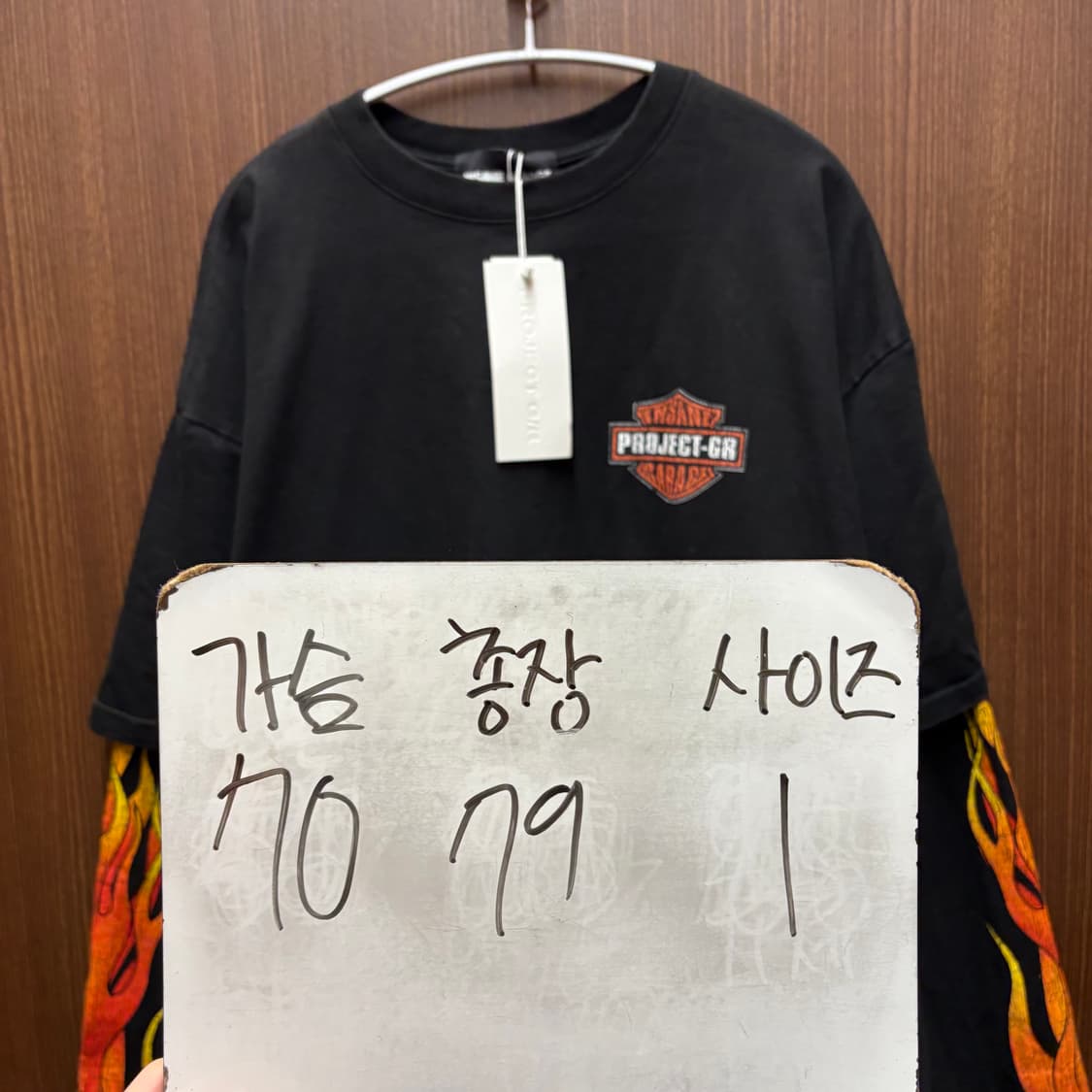 (새상품) 프로젝트GR 인세인개러지 롱슬리브 1 상품이미지2