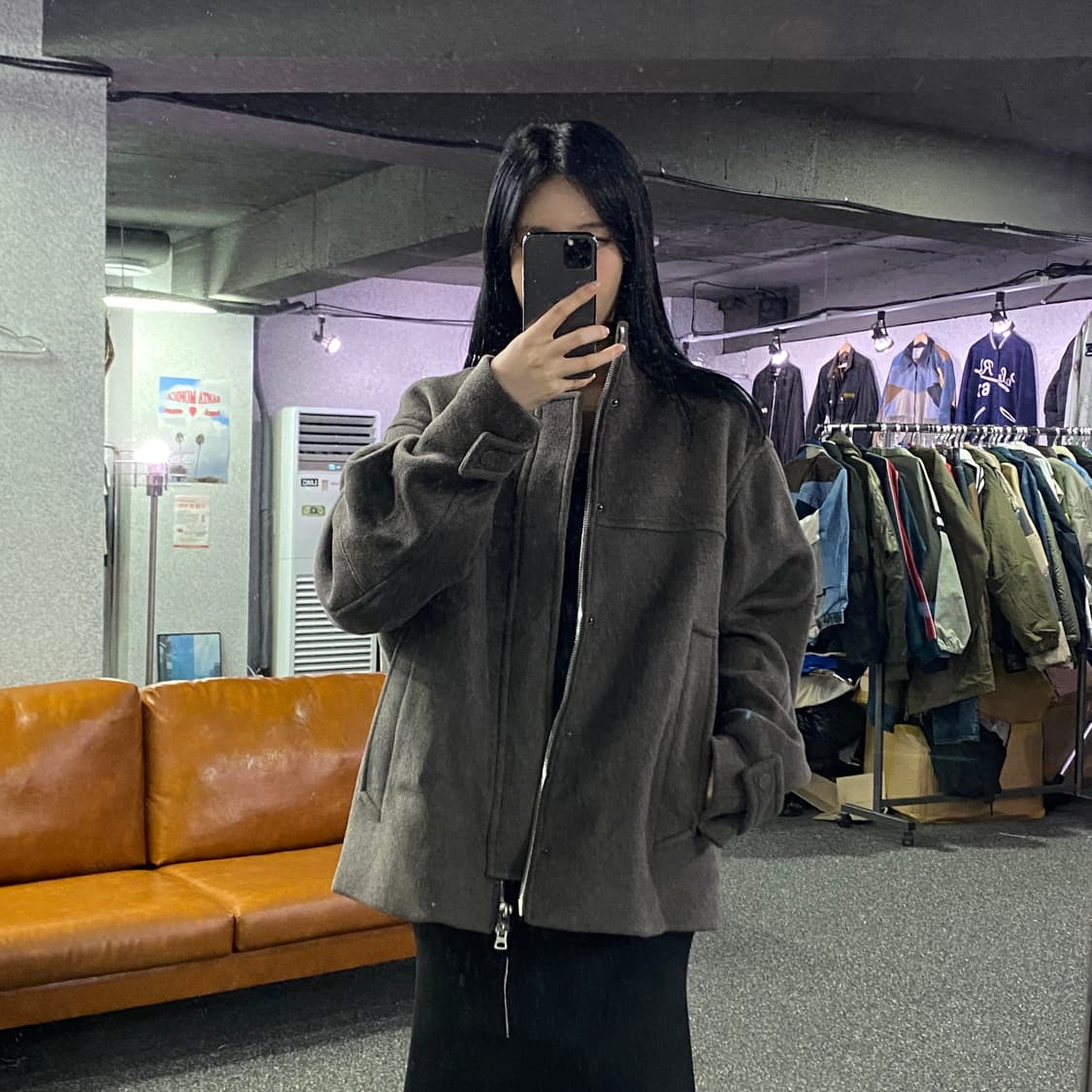 일꼬르소 모직 블루종 자켓 B3096 상품이미지1