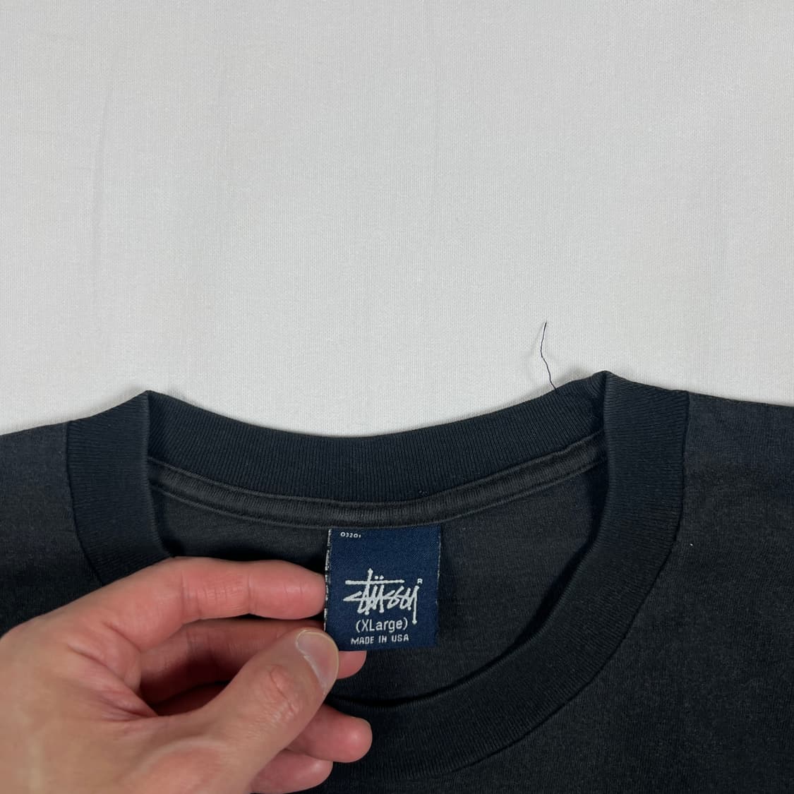 스투시 스펠아웃 펜디 모노그램 로고 패러디 반팔티 상품이미지5