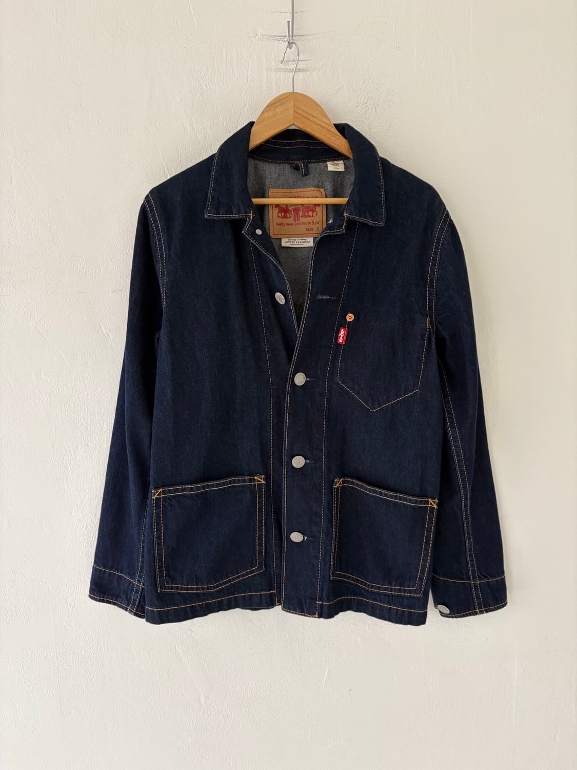 Levis Premium Type 1 Denim chore jacket. 상품이미지1