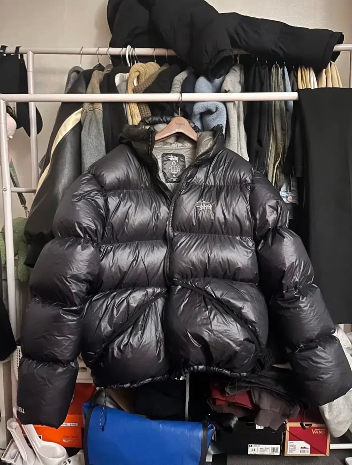 스투시 마이크로 립스탑 패딩 상품이미지1