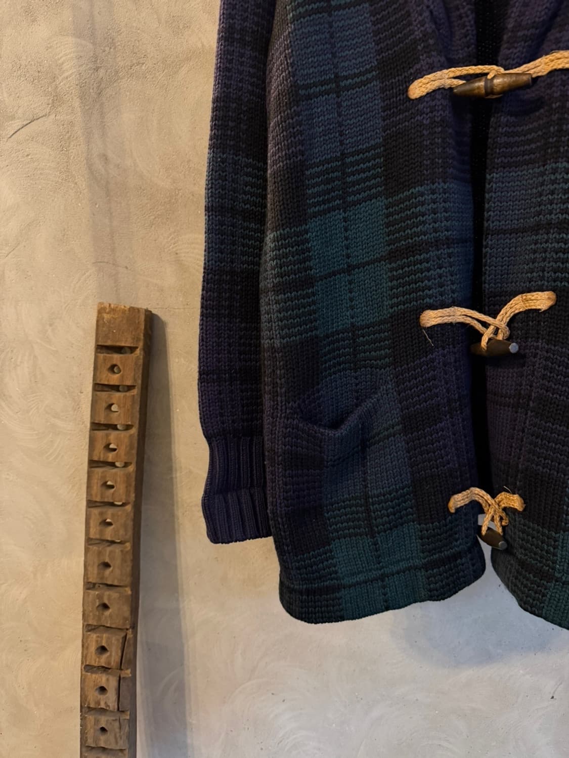 폴로 랄프로렌 블랙와치 숄카라 가디건 남성105 상품이미지8