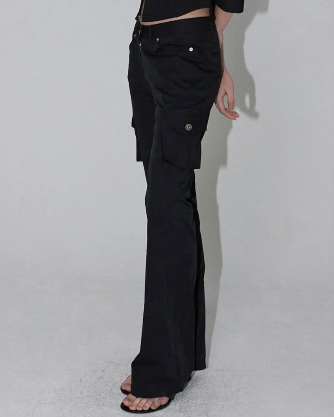 이네기 Another Bootcut Cargo Pants (black)M 상품이미지2