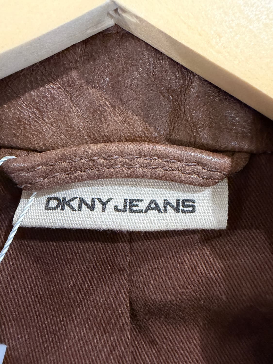 00's DKNY 램스킨 레더 자켓 상품이미지6