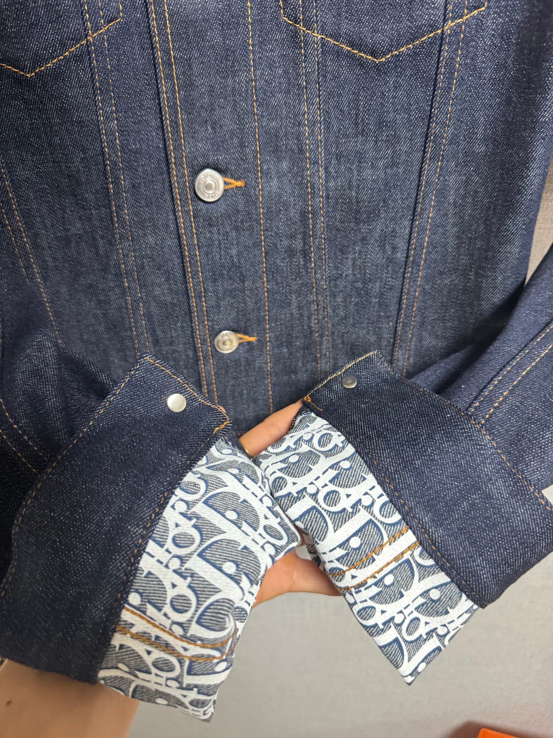 [새상품/당일배송] 디올 오블리크 데님 청자켓 상품이미지6