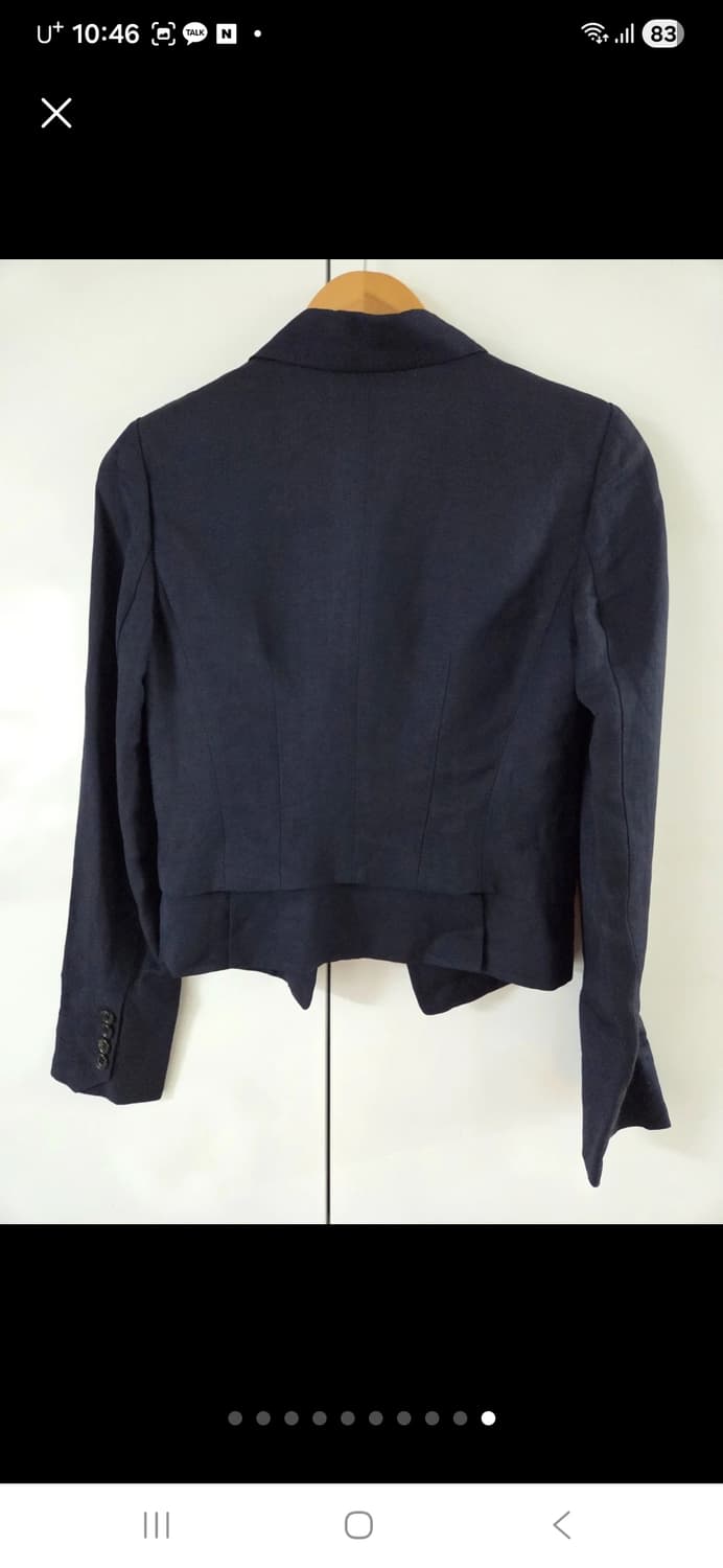 타임(한섬)네이비 숏 자켓/44-슬림55 상품이미지10