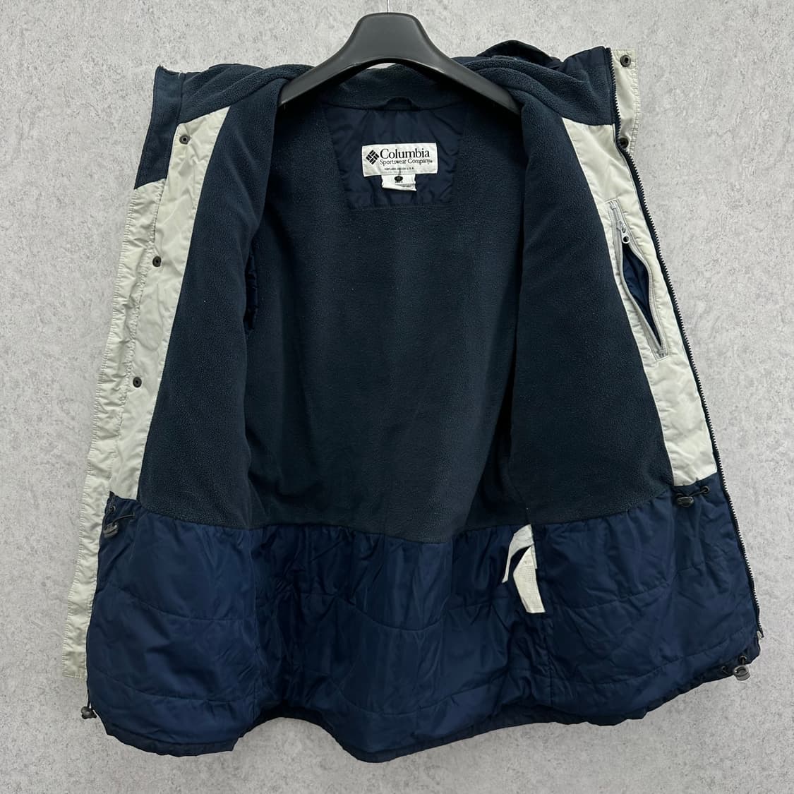 95 컬럼비아 고프코어 남자 루즈핏 누빔 바람막이 자켓 상품이미지3