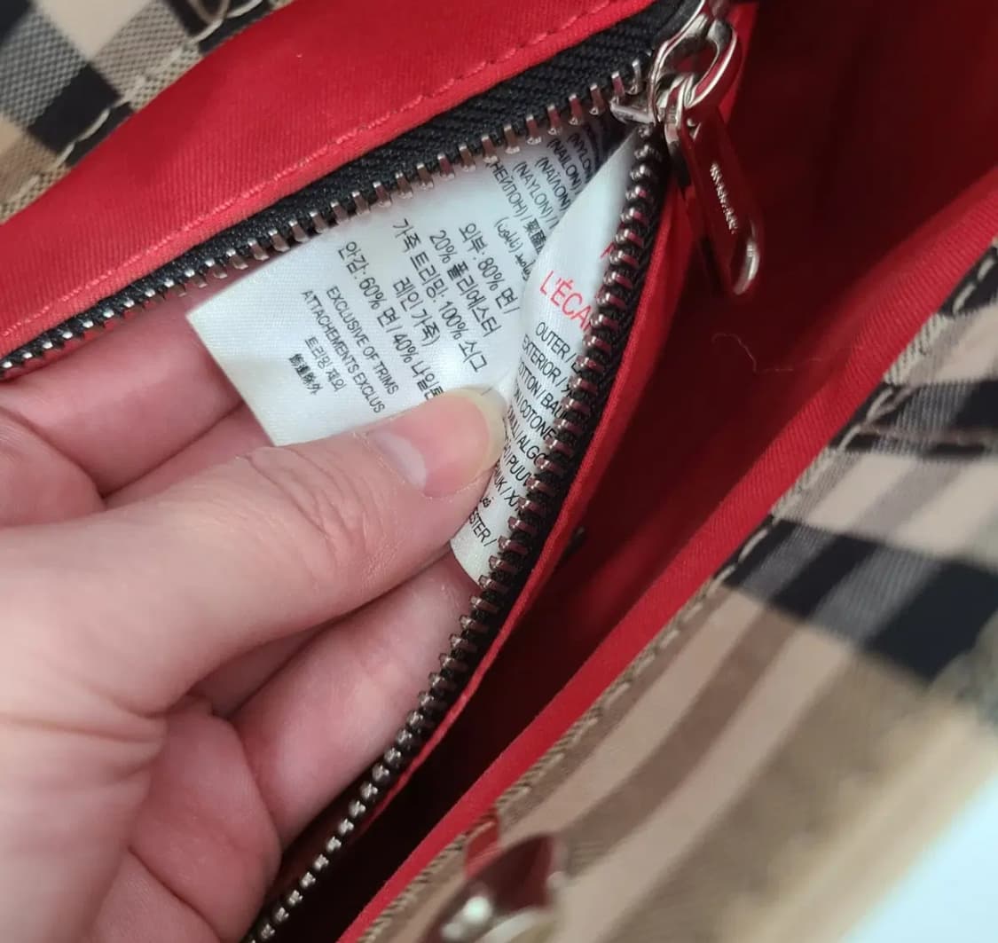 버버리 로고 아플리케 토트백겸 크로스백 OS 상품이미지9