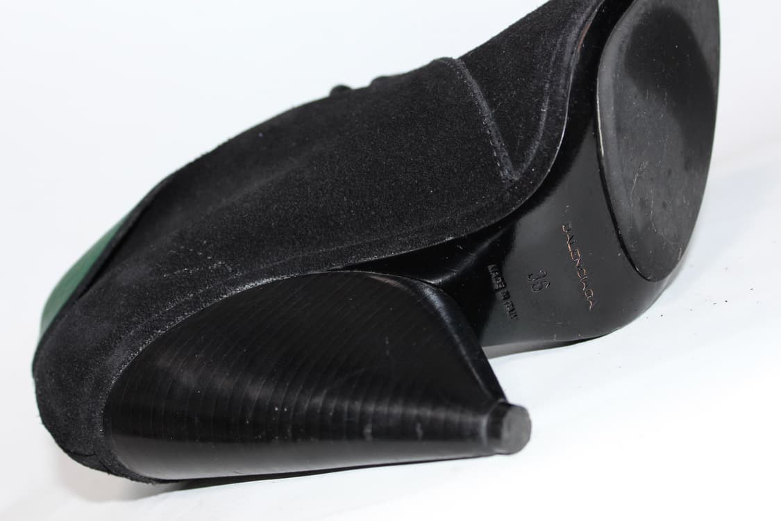 Balenciaga Suede Cone Heel Ankle Boots 상품이미지6
