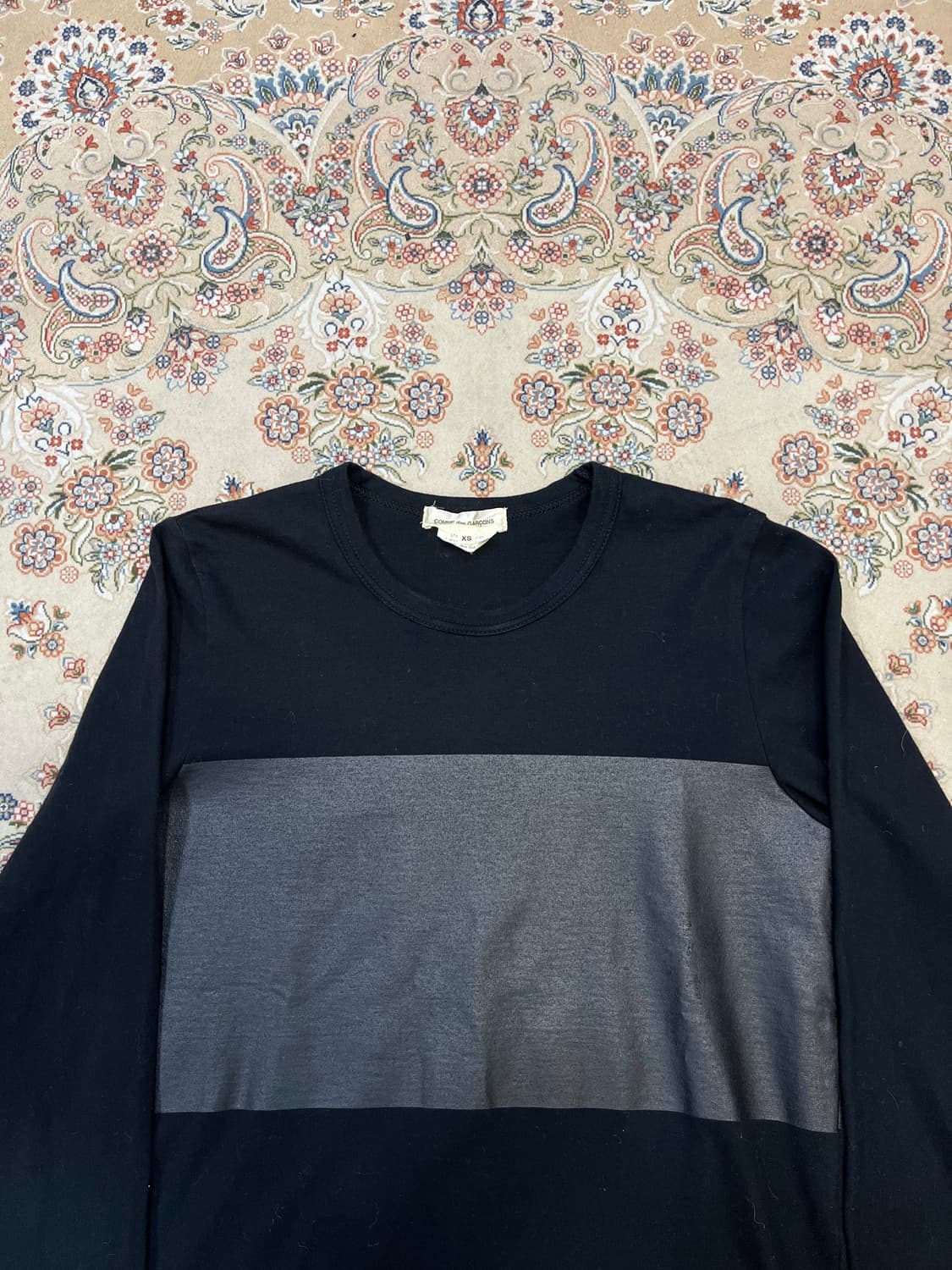 꼼데가르송 컬러블럭 롱슬리브 상품이미지3