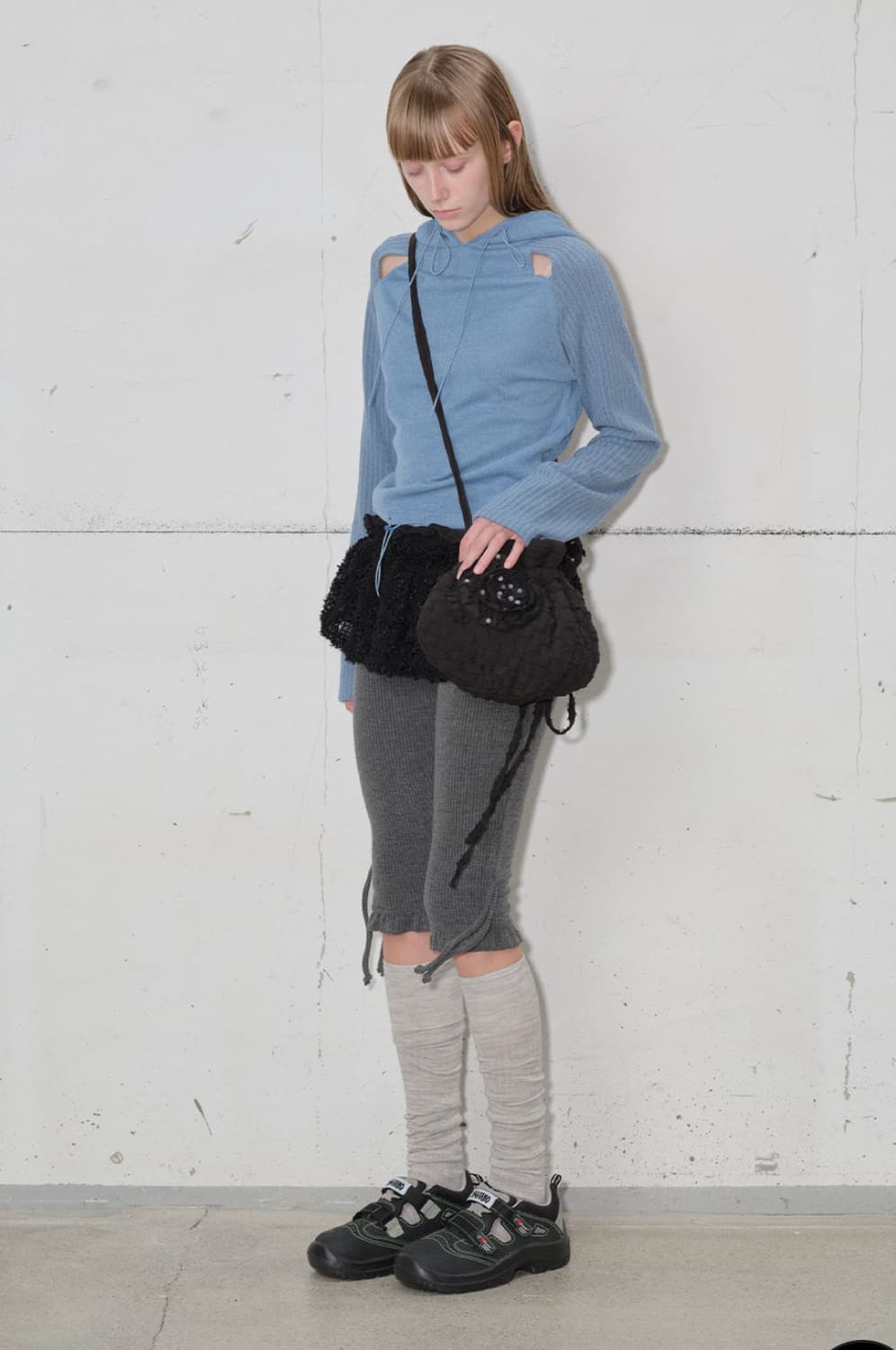 [타입서비스] KNITTED SIDE SLIT HOODIE 상품이미지7