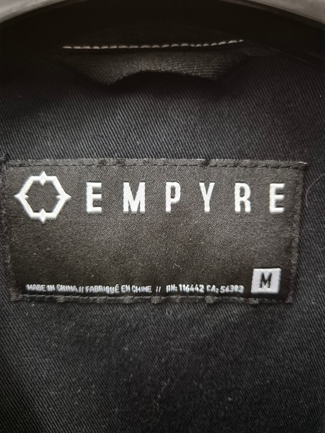 EMPYRE 블랙 반팔 셔츠 M 상품이미지5