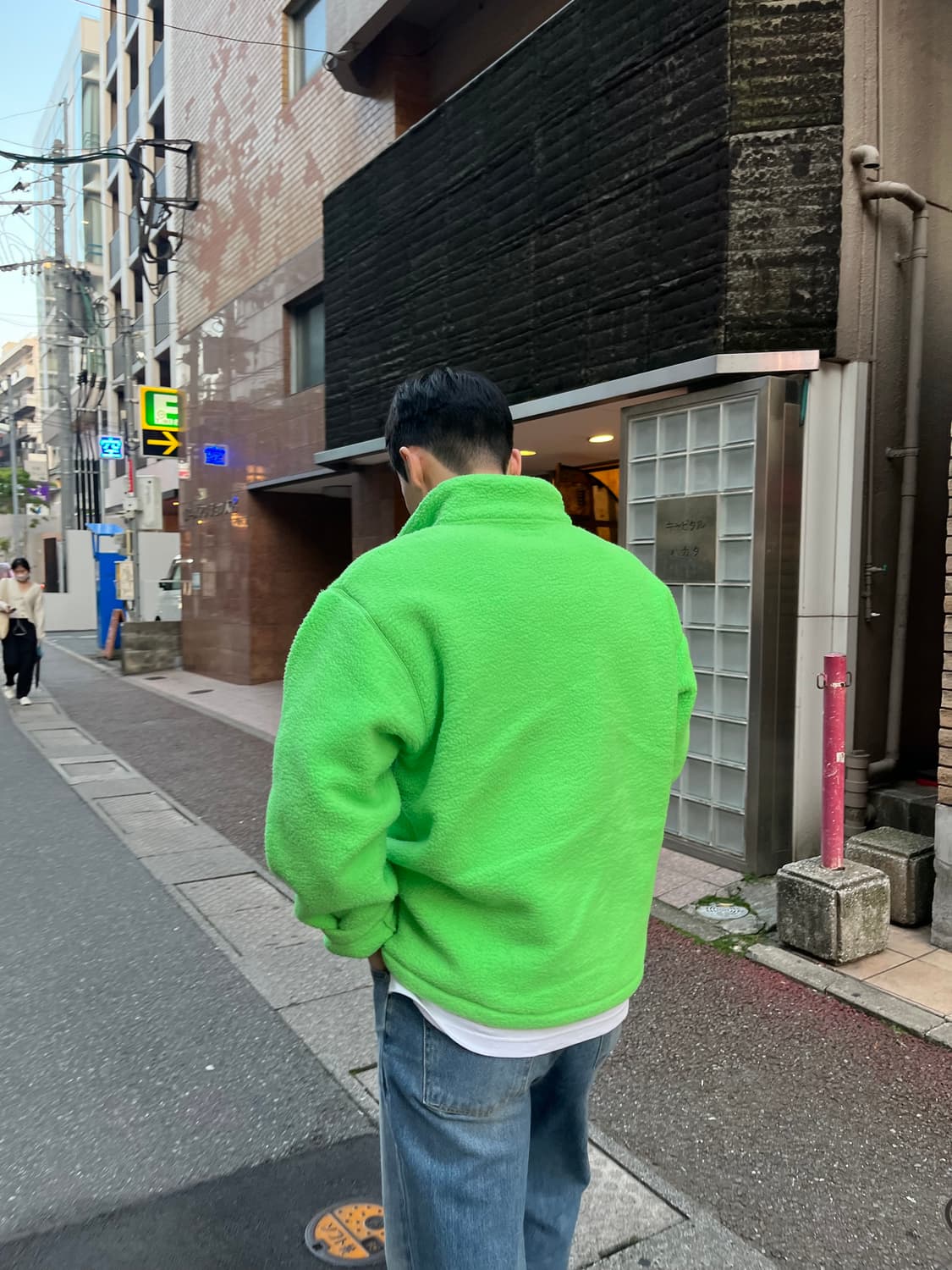 스투시 하프 짚 모크 넥 멜론 플리스 아노락 하프집업 상품이미지7