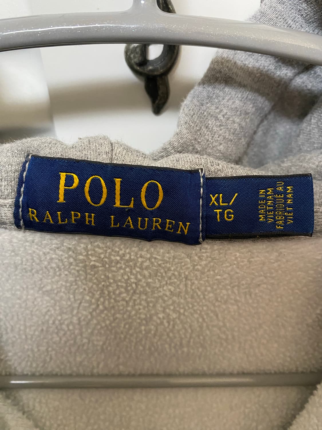 폴로 POLO 빅포니 성조기 USA 그레이 후드집업 XL 상품이미지4