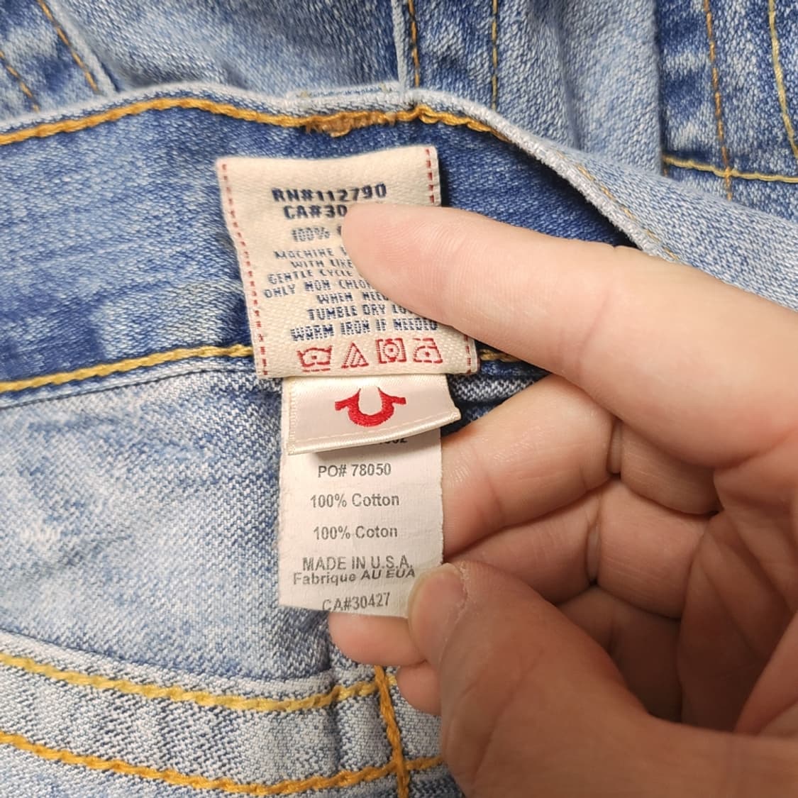 [31] 트루릴리젼 부츠컷 데님팬츠 청바지 상품이미지5