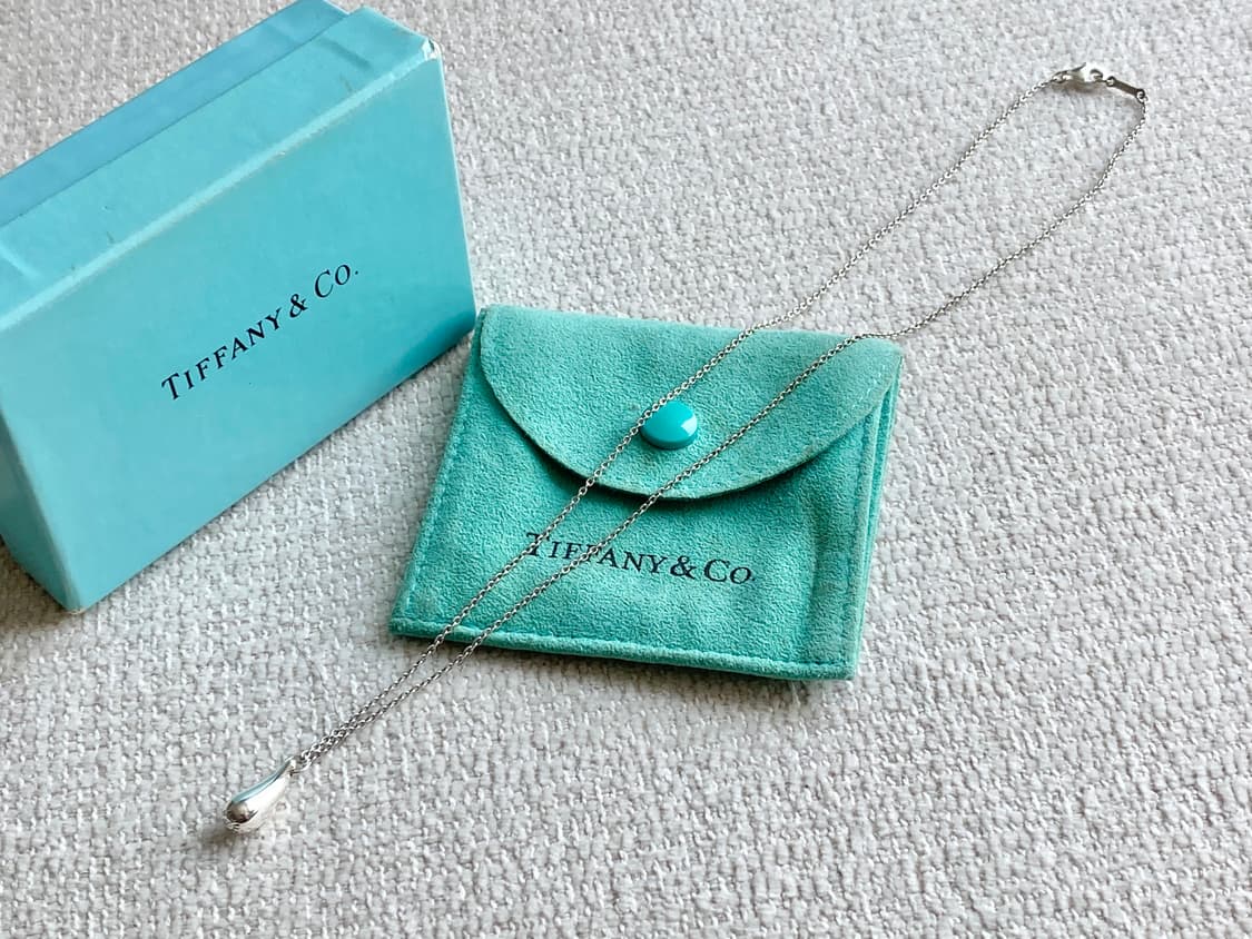 티파니 티어드롭 실버 925 목걸이(남녀공용) 상품이미지4