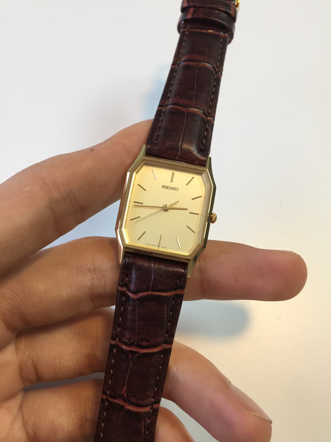 80s seiko gold tank quartz 상품이미지5