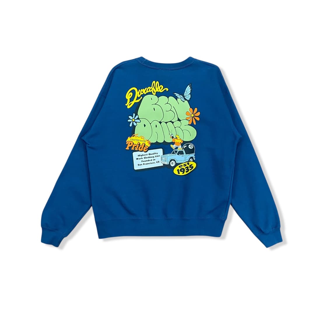 Bendavis, print blue sweatshirt 상품이미지3