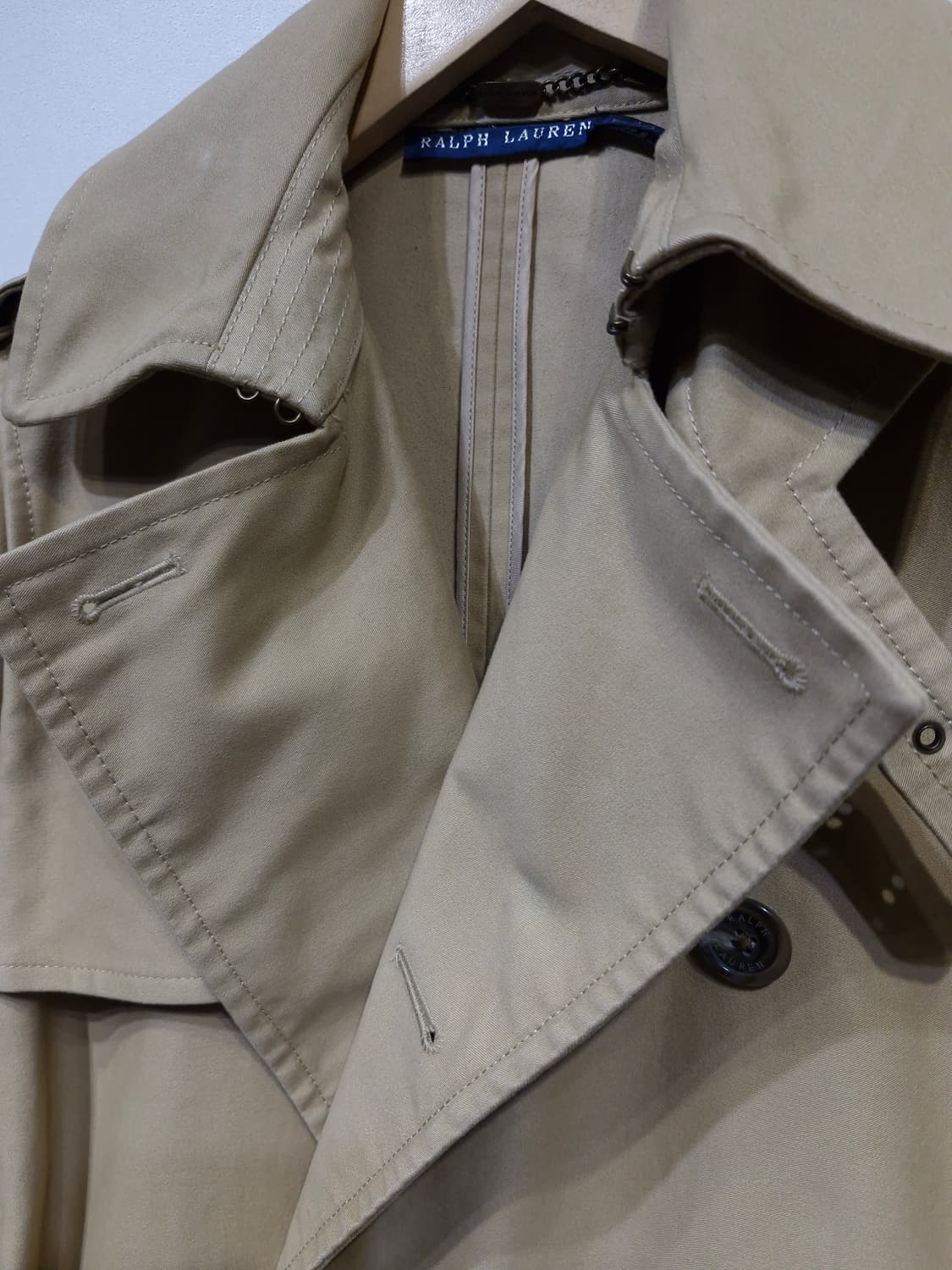 RALPH LAUREN 랄프로렌 여성 더블 브레스티드 벨트 트렌치 코트 상품이미지4