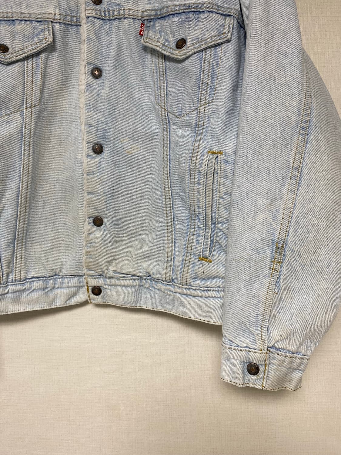 LEVI'S DENIM JACKET MADE IN USA 상품이미지4