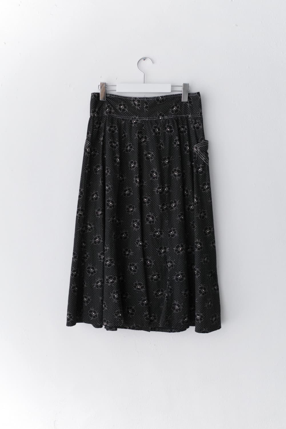 flower button skirt 상품이미지2