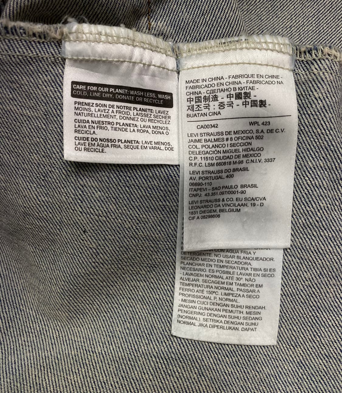 리바이스 LEJ 데님 트러커 자켓 상품이미지4