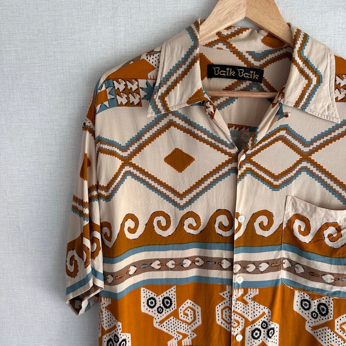 Vintage Ethnic Pattern Shirts 상품이미지2