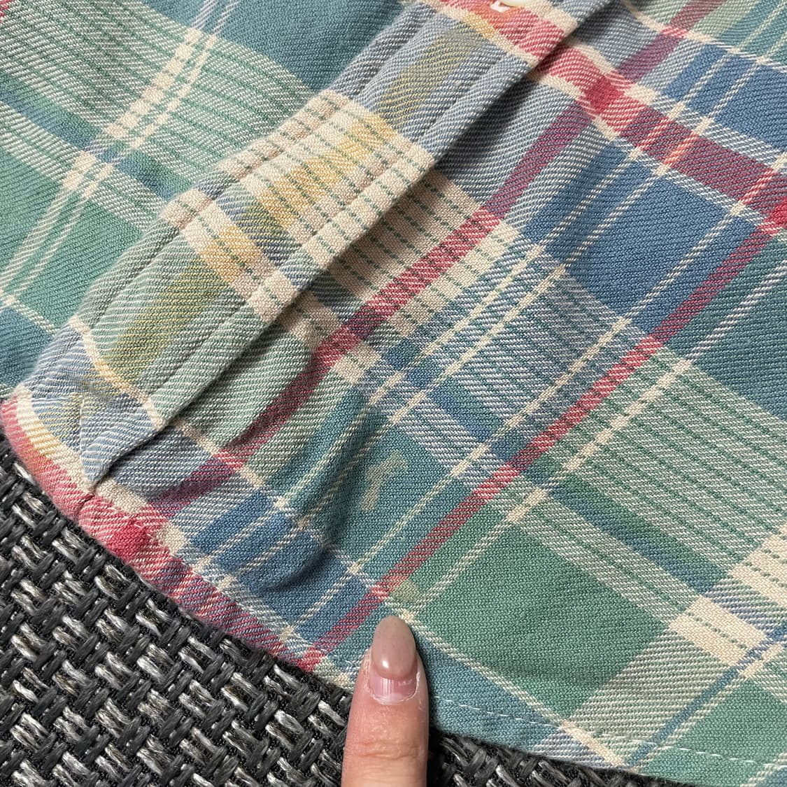 폴로랄프로렌 레드포니 솜사탕 멀티 체크 긴팔 셔츠 클래식핏 M 상품이미지7