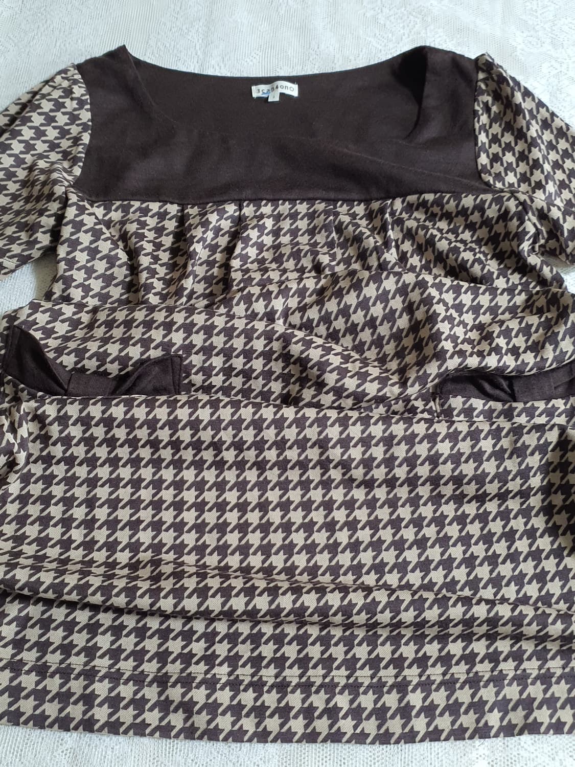[일본빈티지] 4천원 하운드투스 체크 반팔 원피스 상품이미지6