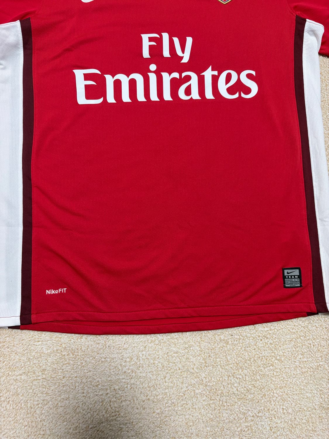 M) 08-10 나이키 아스날 FC 홈 유니폼 져지  상품이미지6