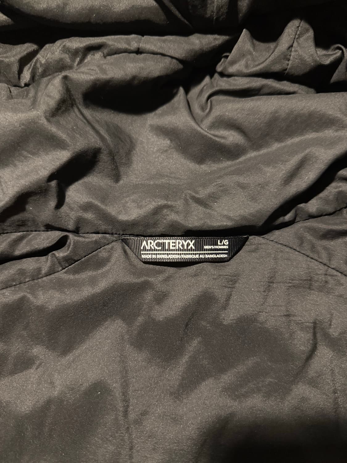 아크테릭스 아톰 lt 후디 블랙 L 상품이미지3