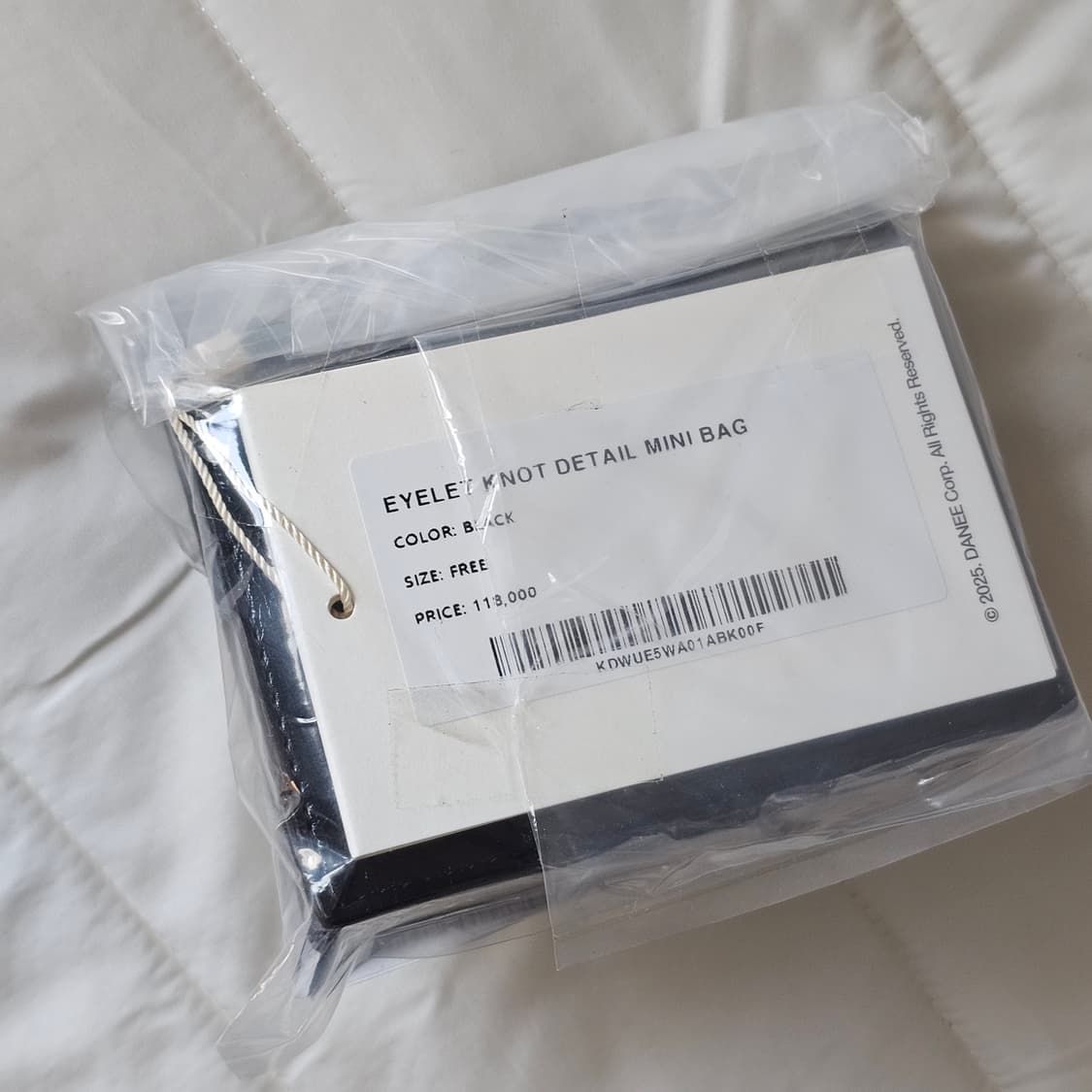 미개봉) 다이닛 DEINET 매듭 노트 미니백 숄더백 크로스백 가방 상품이미지3