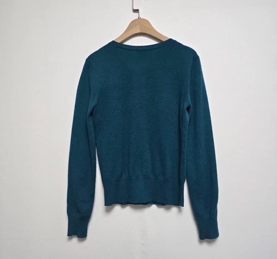 띠어리 theory 청록색 캐시미어 가디건 s 상품이미지2