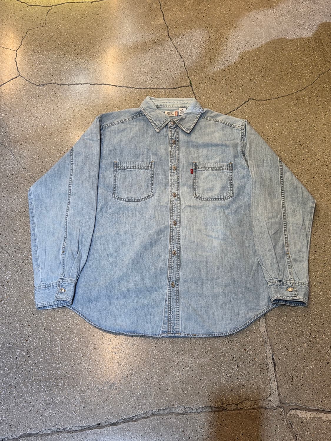 Levis 리바이스 연청긴팔셔츠 상품이미지5