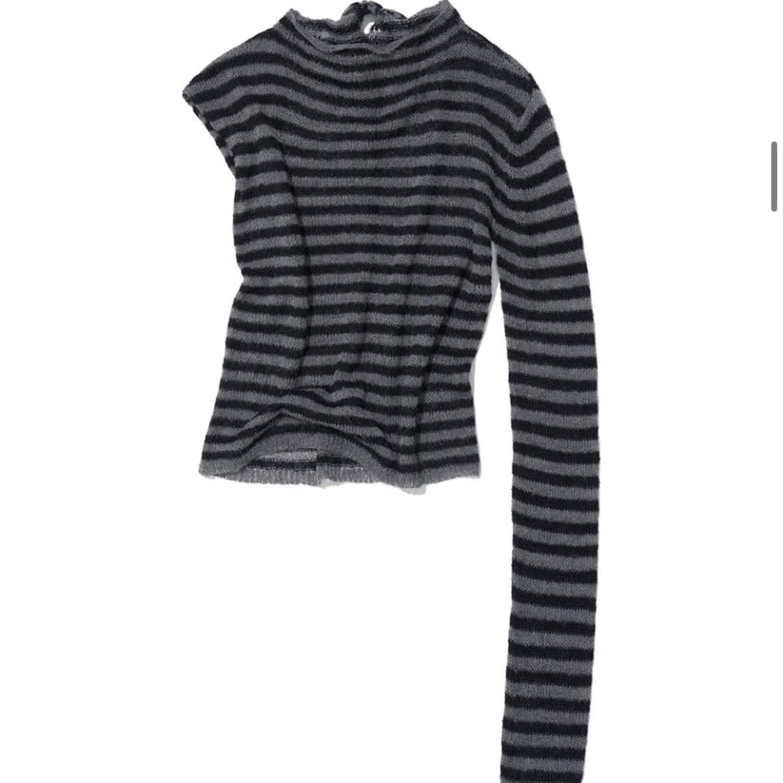 파르티멘토 우먼 더블 레이어드 모크넥 니트 탑 M 상품이미지5