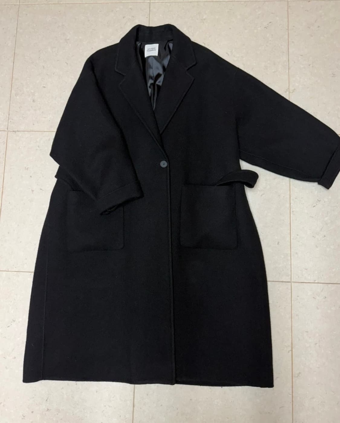 울100 스튜디오 톰보이 롱 코트 상품이미지2