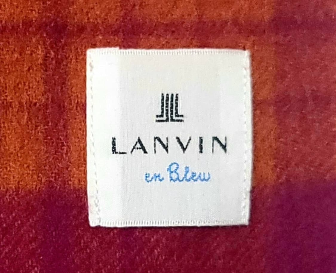 LANVIN 랑방 캐시미어 타탄체크 머플러 상품이미지6