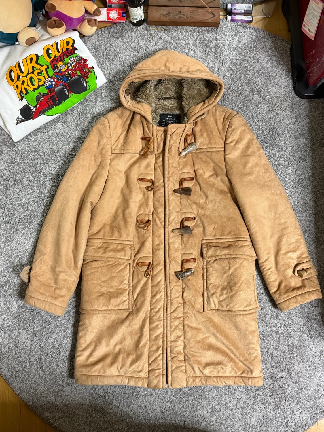 글로버올 시어링 더플코트 상품이미지1