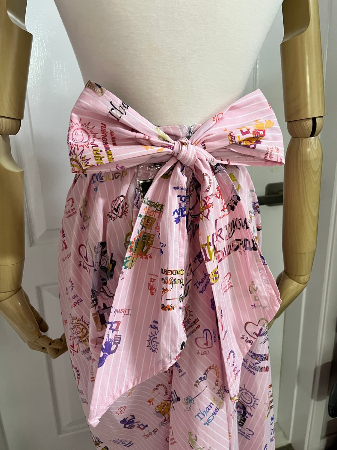 비비안웨스트우드 비대칭 핑크치마55 새상품 상품이미지3