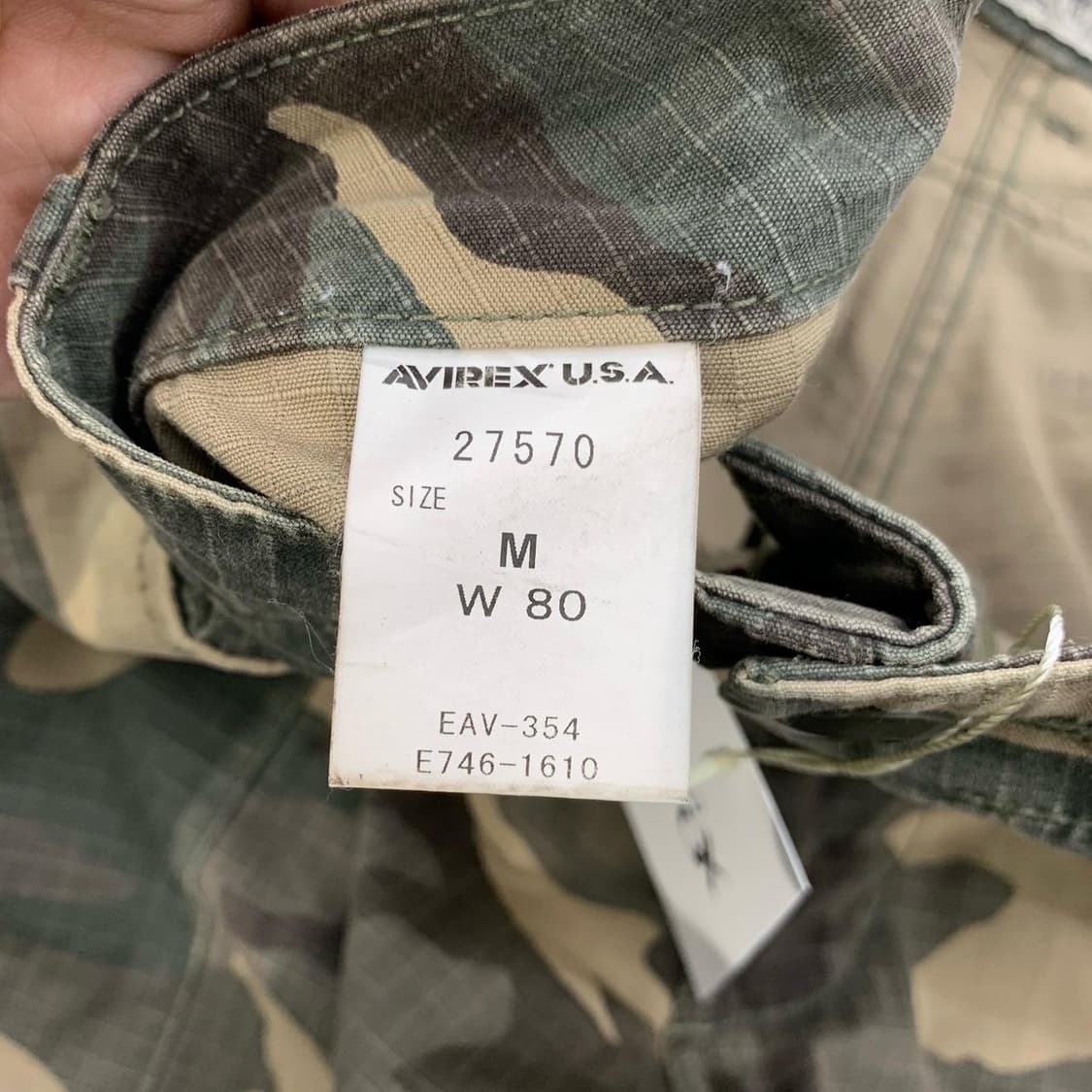 아비렉스 카모 밀리터리 몽키팬츠 상품이미지8