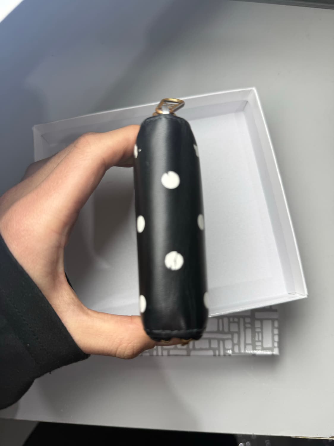 꼼데가르송 폴카닷 패턴 반지갑 풀 구성 상품이미지3