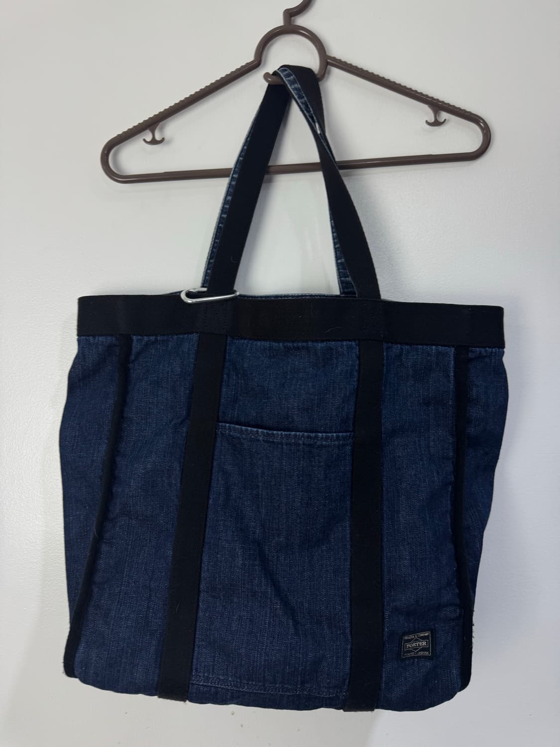 요시다포터 스탠드 데님 양면 토드백 상품이미지1